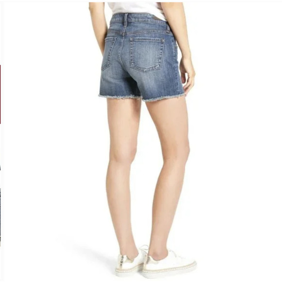 Kut From The Kloth Women Gidget Fray Cut Off Denim Short, Size 6 - Picture 3 of 8